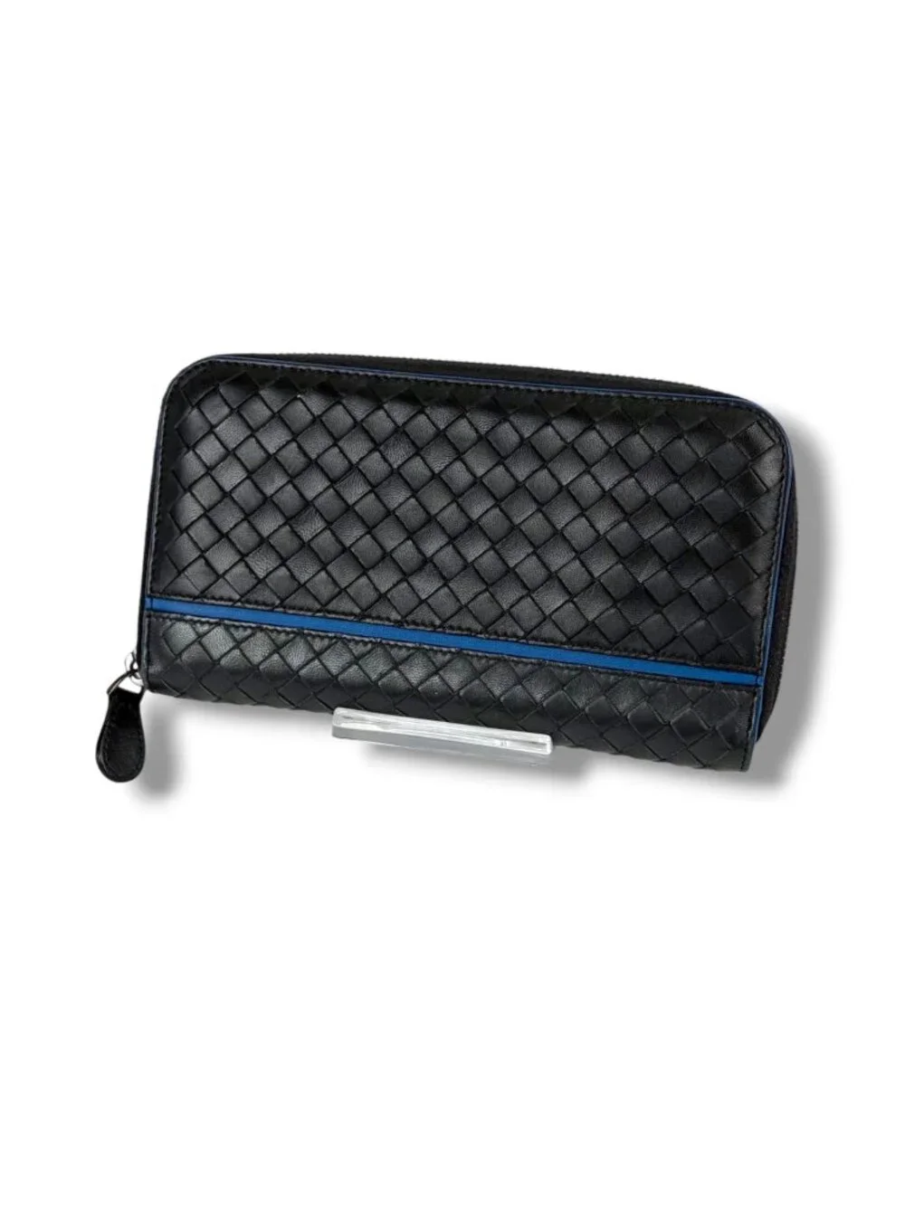 Bottega Veneta Intrecciato Leather Wallet Black